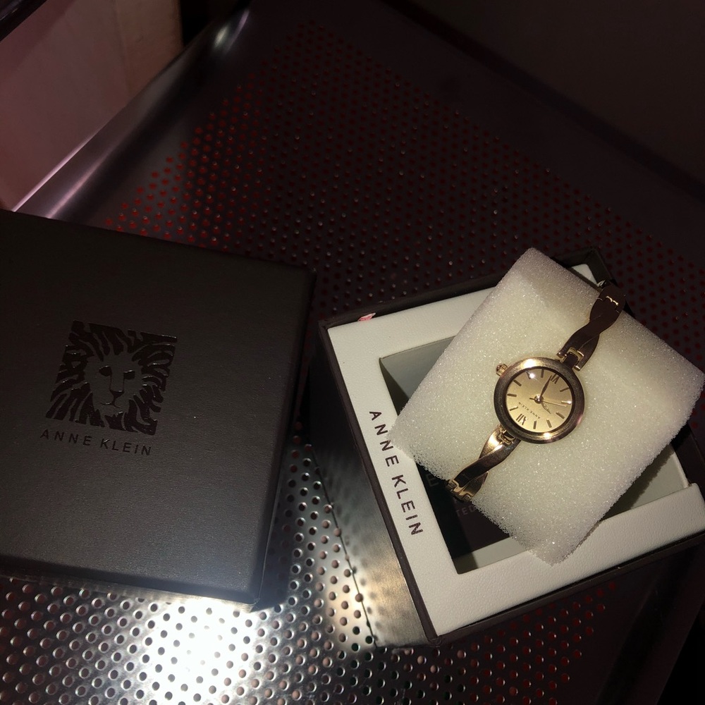 Anne Klein gold watch